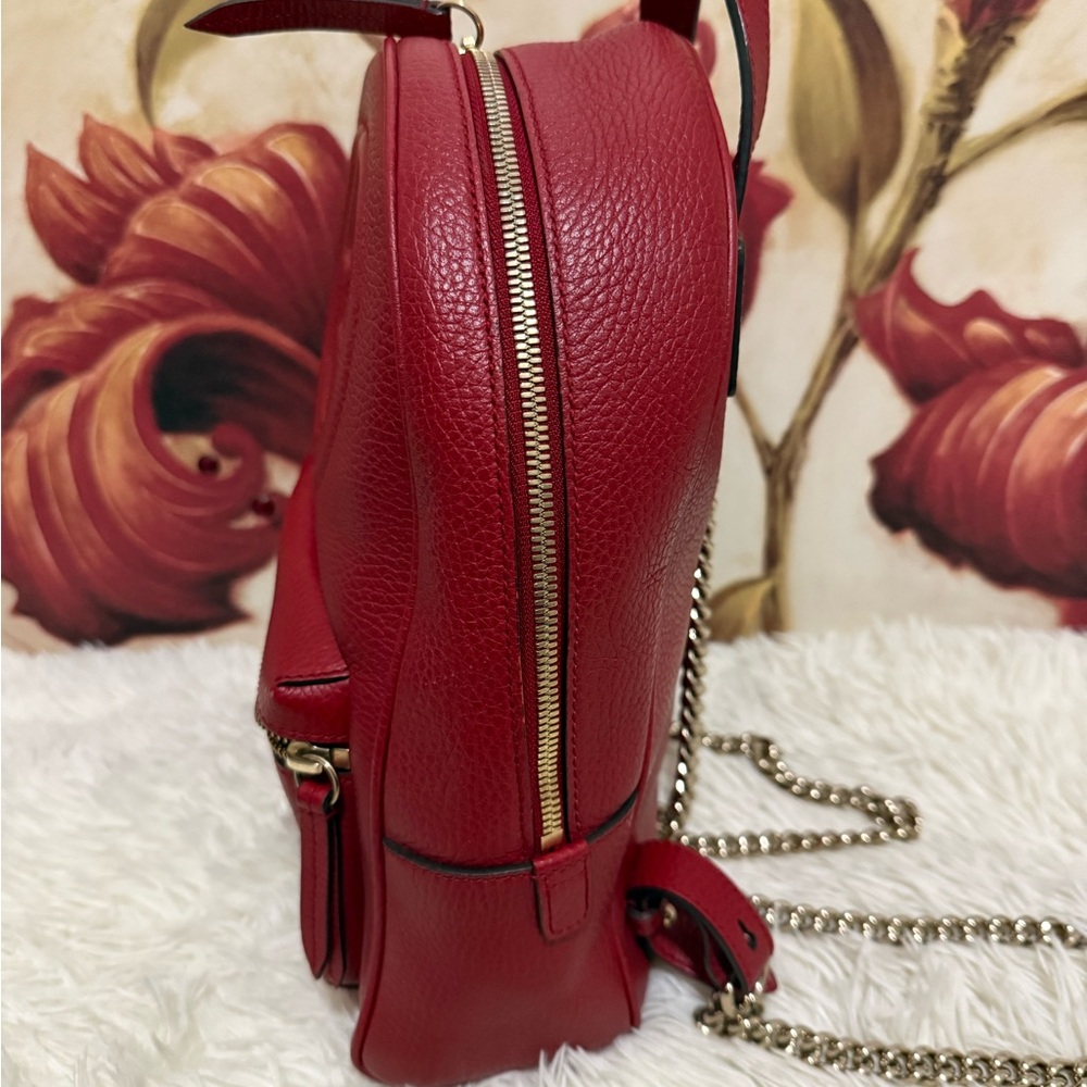 Gucci Soho Leather Chain Backpack - Picture 4 of 15